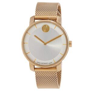 NWT Authentic Movado Bold Sunray Dial Quartz Women's Watch